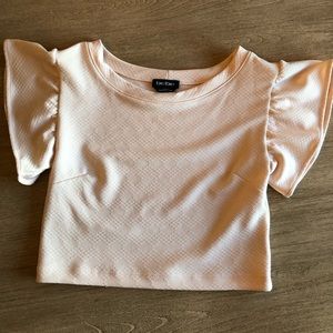 Bebe blush crop top